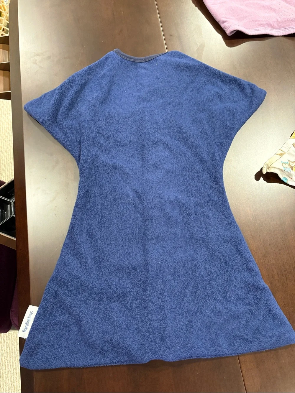 Sleeping Baby cozy navy